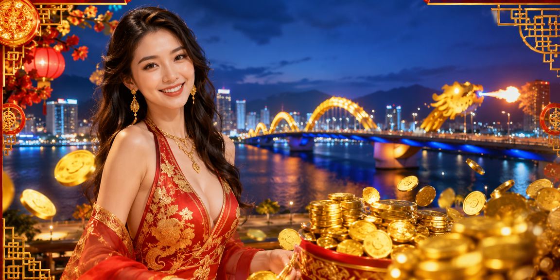 Cảnh thành phố Đà Nẵng về đêm, liên tưởng đến trải nghiệm giải trí và giao dịch tài chính trực tuyến